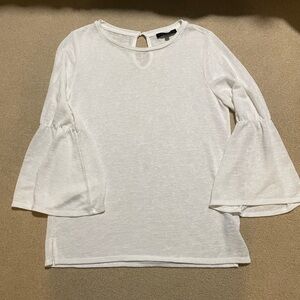 Anthropologie Sanctuary Slubbed Lightweight Knit Bell Sleeve Top